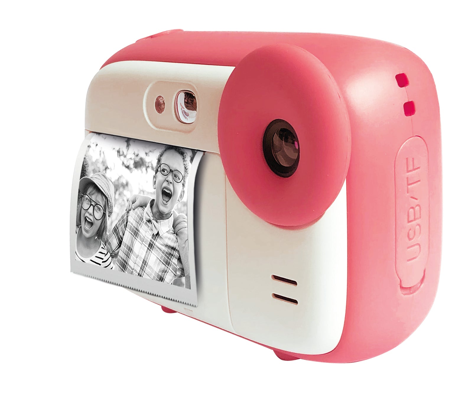 The Realikids Instant Cam is both a digital camera that takes photos/videos  and an instant camera that prints 5.7 x 10 cm black and white photos. No  ink, By AgfaPhoto Europe