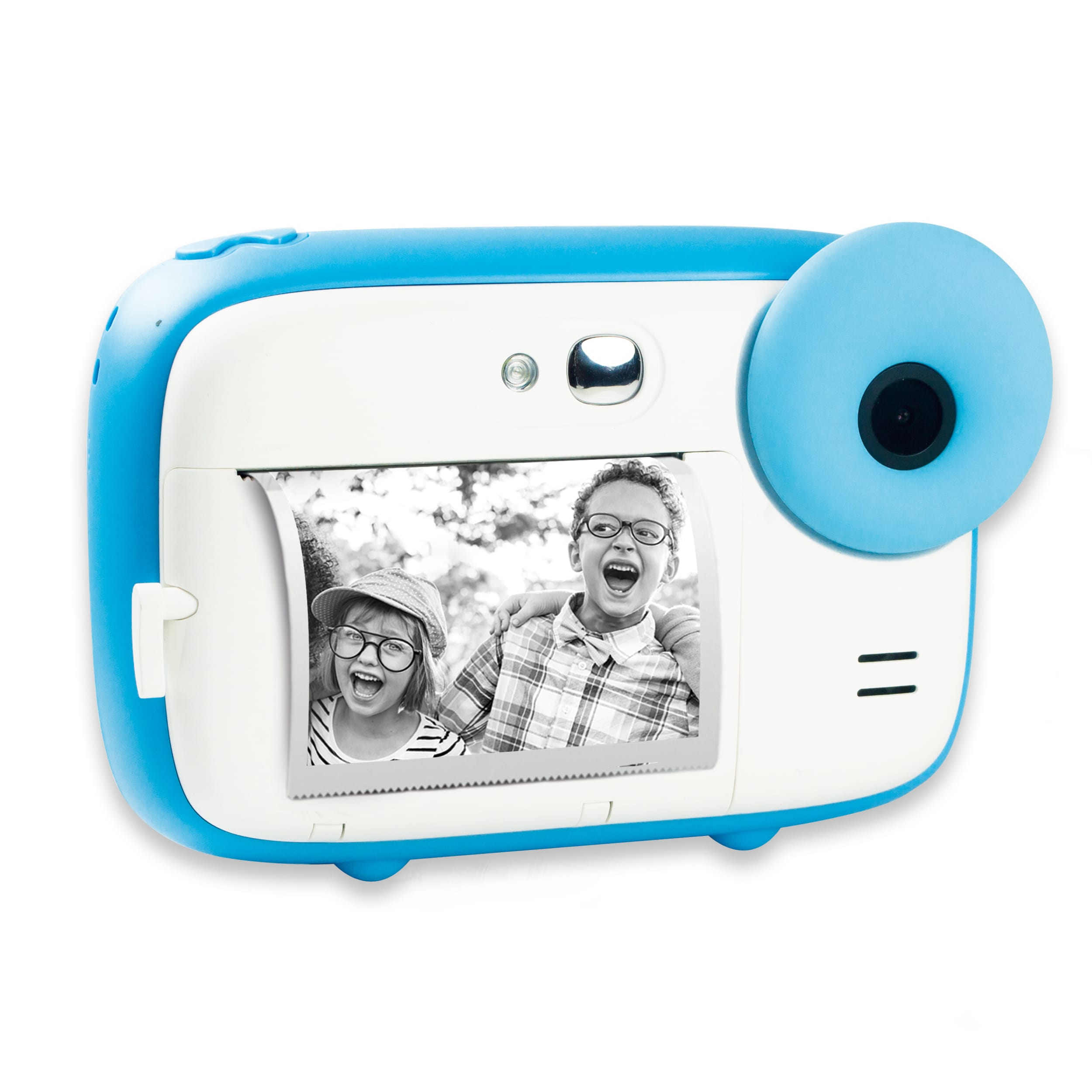 AgfaPhoto Realikids Instant Cam, 15MP Childrens Digital Camera with Inkless  Printing Blue