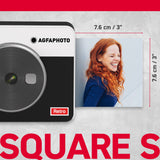 AgfaPhoto Realipix Square S Digital Instant Photo 10MP Camera prints square images
