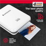 AgfaPhoto Realipix Square P (76 x 76 mm) Wireless Portable Photo Printer white 