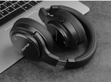Awei A950BL Wireless Bluetooth Foldable Headphones with Active Noise Cancellation folded up