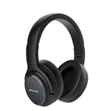 Awei A950BL Wireless Bluetooth Foldable Headphones with Active Noise Cancellation  front view in black
