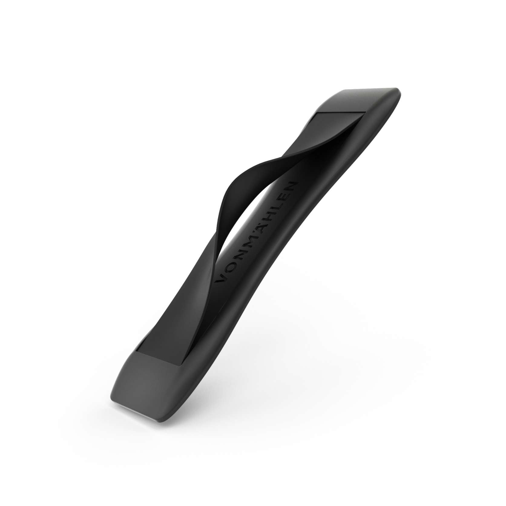 VONMÄHLEN Backbone Secure Minimalist Phone Finger Strap Grip Holder black