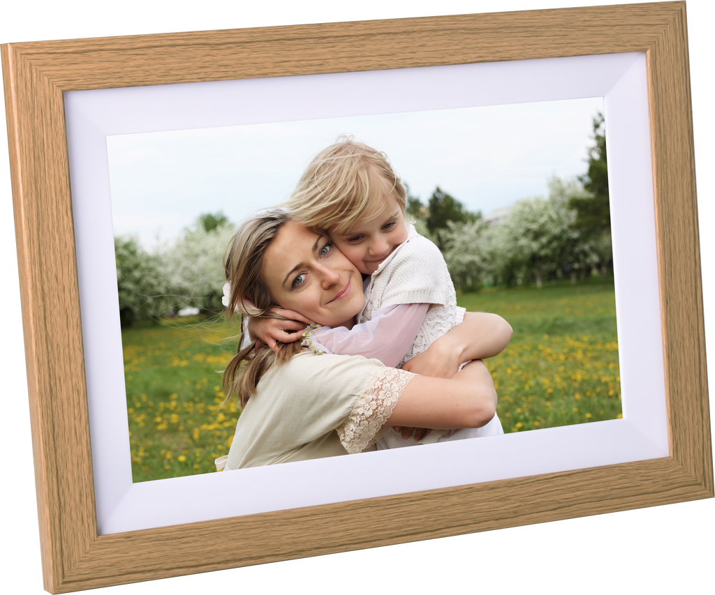 Kodak Classic Wooden Digital Photo Frame 1012W, 10.1 inch Touchscreen ...