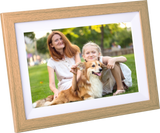 Kodak Classic Wooden Digital Photo Frame 1012W, 10.1 inch Touchscreen, WiFi Enabled, 16GB Internal Memory extendable with Memory Card