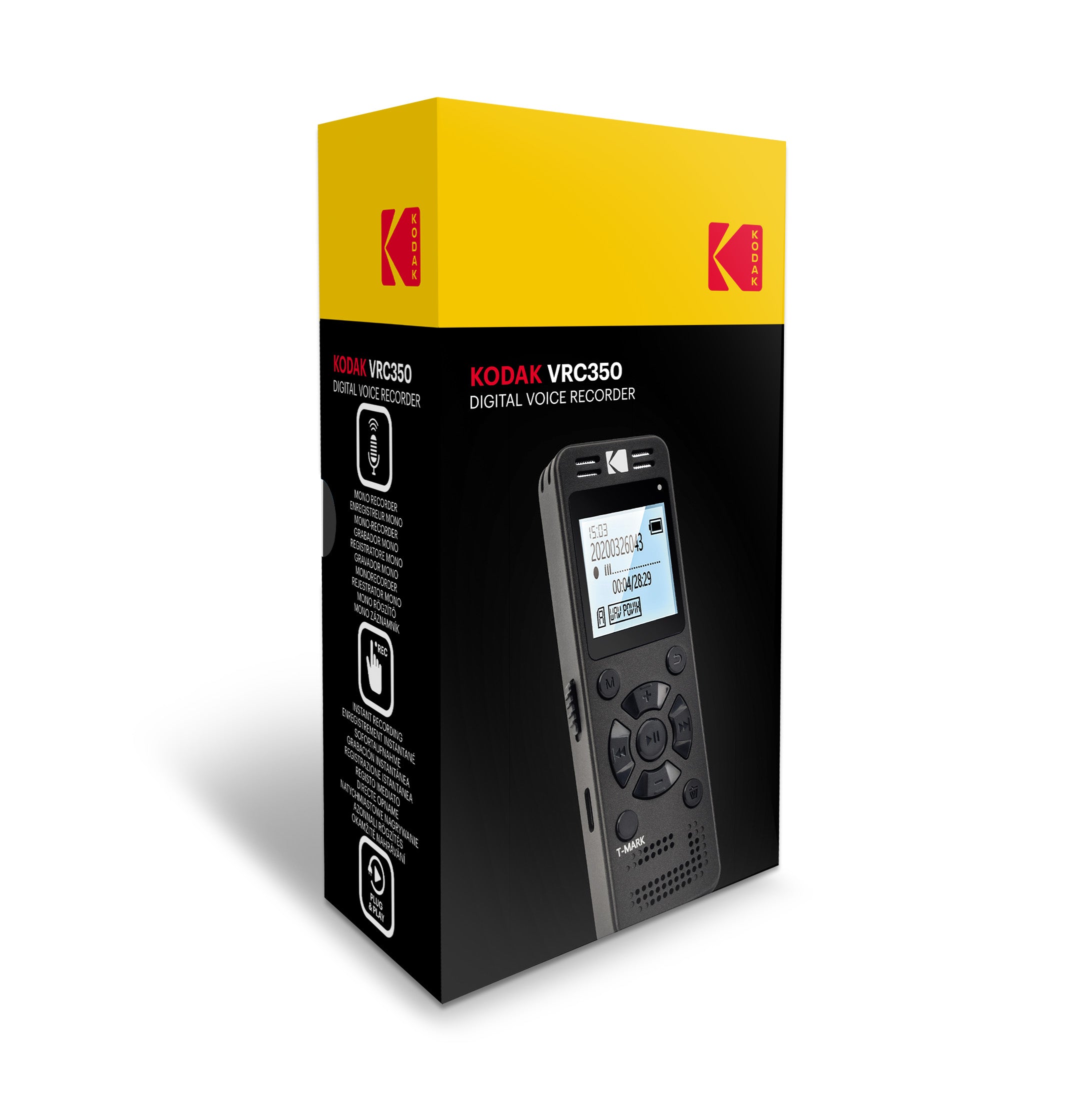 Kodak VRC350 Digital Voice Recorder with 8GB Memory