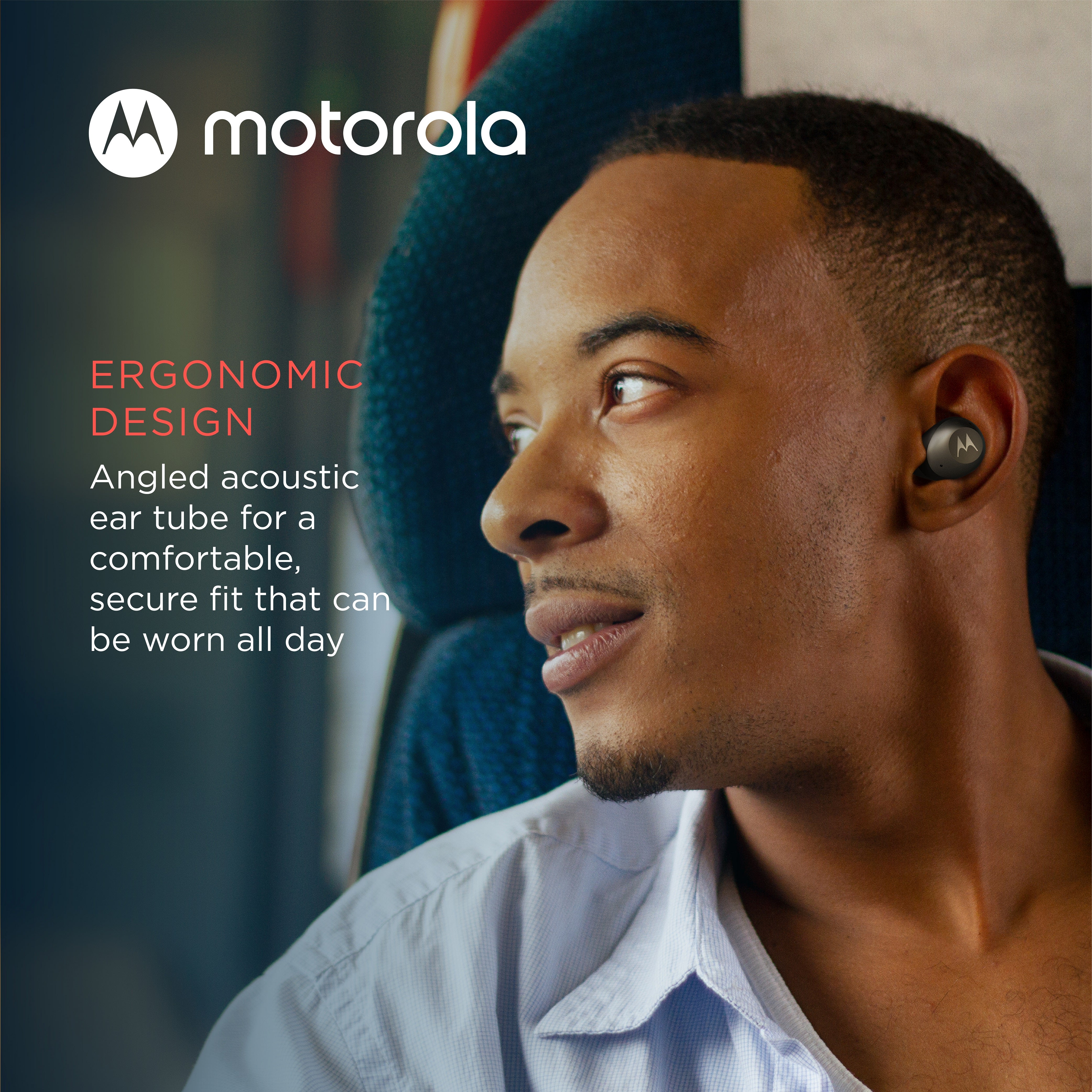 Motorola MOTO BUDS 270 ANC, True Wireless Earbuds with Active Noise Cancellation and Wireless Charging Case