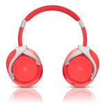 Motorola MOTO XT200 Wired Over Ear Headphones for Music, Meetings & Calls (Red)