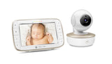 Motorola VM855 CONNECT, Secure 5" Portable Wi-Fi Video/Audio Baby Monitor With Crib Mount