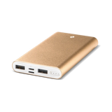 ttec AlumiSlim S Universal Mobile Charger Power Bank 10000 mAh in gold