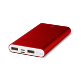 ttec AlumiSlim S Universal Mobile Charger Power Bank 10000 mAh in red