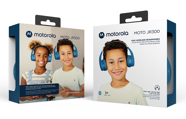 Casque Audio sans fil Motorola JR 300 Kids, rose